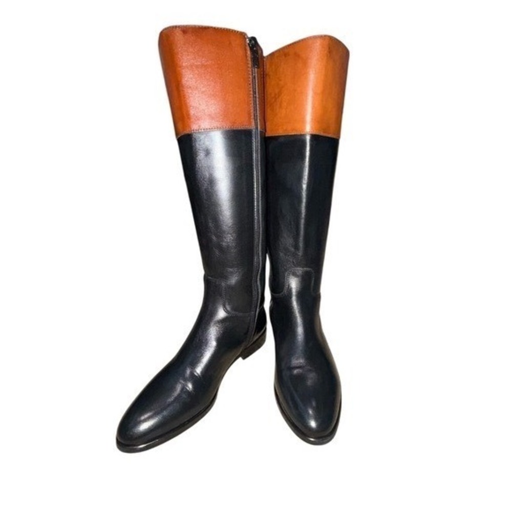 SCAPA Italy 2-Tone Equestrian Riding Boots | BRAND NEW Leather Soles | Sz 8.5